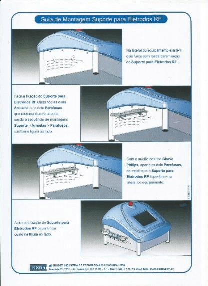 GUIA DE MONTAGEM SUPORTE ELETRODOS RF